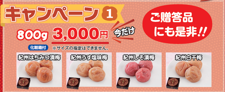 2024年11月21日～12月25日まで　今だけ800g　3,000円!!